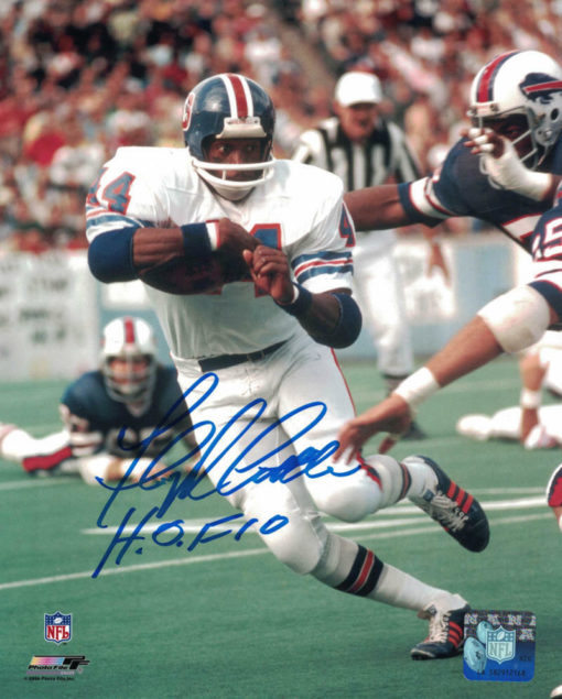 Floyd Little Autographed/Signed Denver Broncos 8x10 Photo HOF 12152
