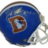 Floyd Little Autographed/Signed Denver Broncos D Logo Mini Helmet HOF JSA 12160