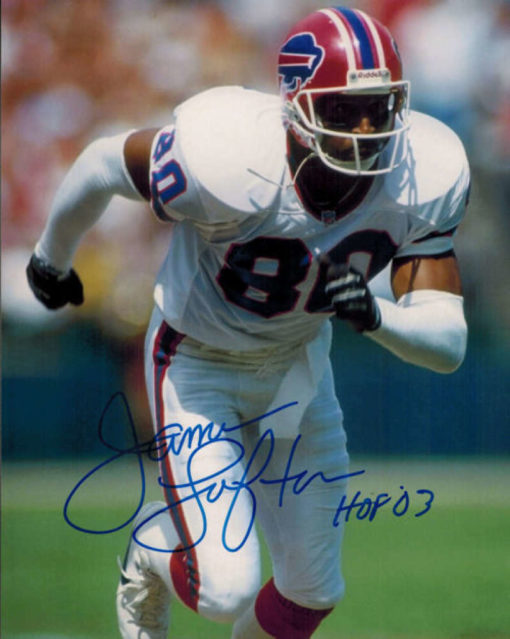 James Lofton Autographed Buffalo Bills 8x10 Photo HOF 03 12171