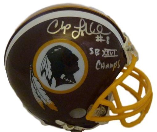 Chip Lohmiller Autographed Washington Redskins Mini Helmet XXVI Champs 12174