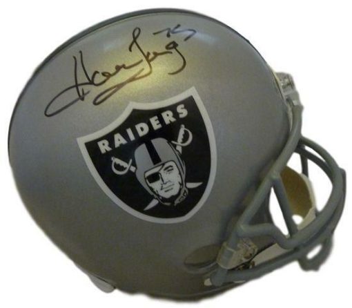 Howie Long Autographed/Signed Oakland Raiders Replica Helmet JSA 12178