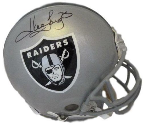 Howie Long Autographed/Signed Oakland Raiders Proline Helmet JSA 12179