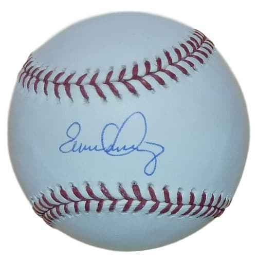 Evan Longoria Autographed/Signed Tampa Bay Rays OML Baseball 12184