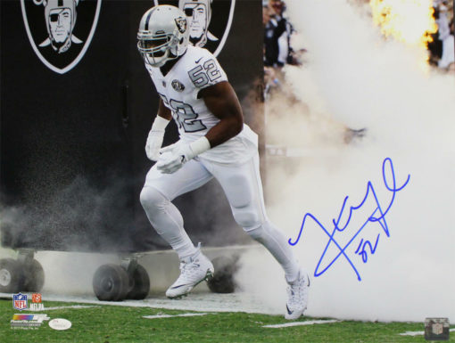 Khalil Mack Autographed/Signed Oakland Raiders 16x20 Photo JSA 12194 PF