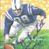 Gino Marchetti Autographed Baltimore Colts Goal Line Art Card Blue HOF 12238