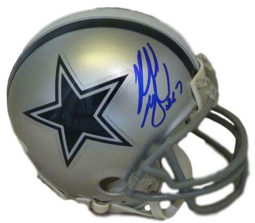 Russell Maryland Autographed Dallas Cowboys Riddell Mini Helmet JSA 12284