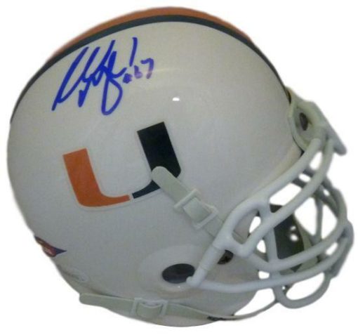 Russell Maryland Autographed Miami Hurricanes Schutt Mini Helmet JSA 12285