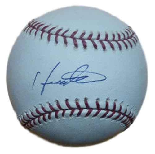 Hideki Matsui Autographed/Signed New York Yankees OML Baseball JSA 12287