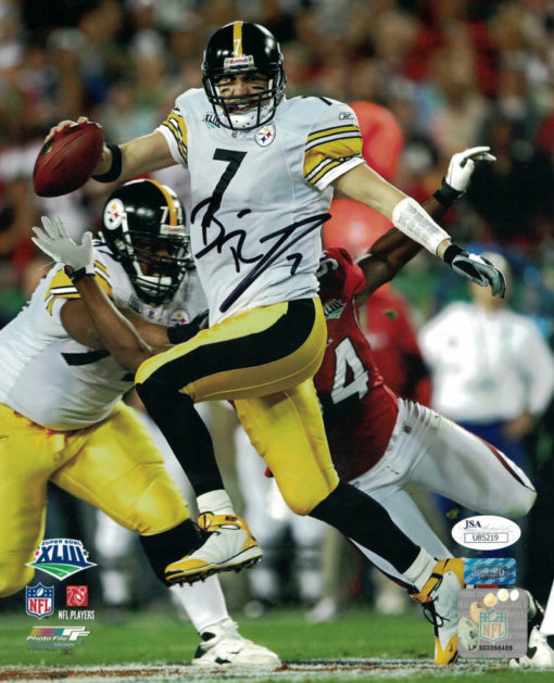 Ben Roethlisberger Autographed/Signed Pittsburgh Steelers 8x10 Photo JSA 12342