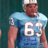 Mike Munchak Autographed/Signed Houston Oilers 8x10 Photo 12360