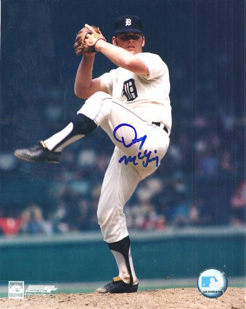 Denny Mclain Autographed/Signed Detroit Tigers 8x10 Photo 12361