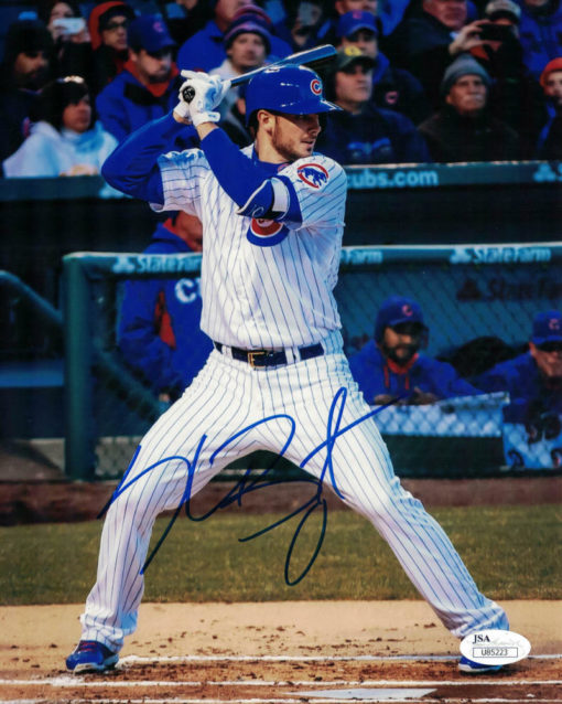 Kris Bryant Autographed/Signed Chicago Cubs 8x10 Photo JSA 12421