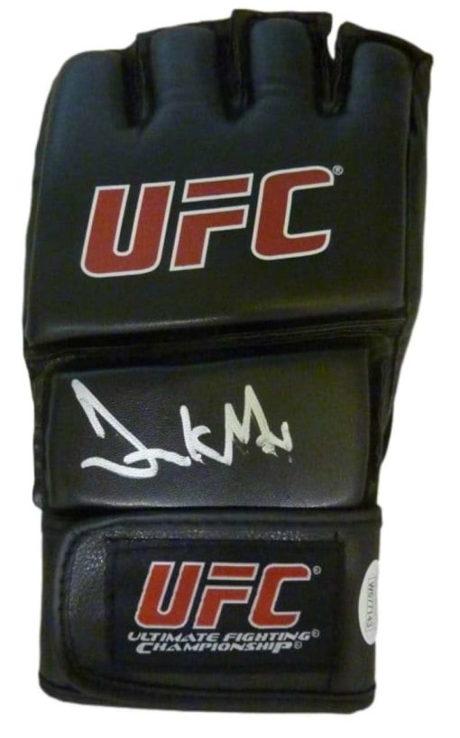 Frank Mir Autographed/Signed Official Black UFC Gloves JSA 12423