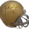 Rick Mirer Autographed/Signed Notre Dame Mini Helmet 12427