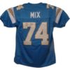 Ron Mix Autographed/Signed San Diego Chargers Blue XL Jersey HOF 12434