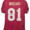 Tony Moeaki Autographed/Signed Kansas City Chiefs Red XL Jersey 12437