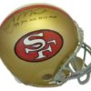 Joe Montana Autographed San Francisco 49ers Proline Helmet SB Mvp's JSA 12455