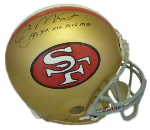 Joe Montana Autographed San Francisco 49ers Proline Helmet SB Mvp's JSA 12455