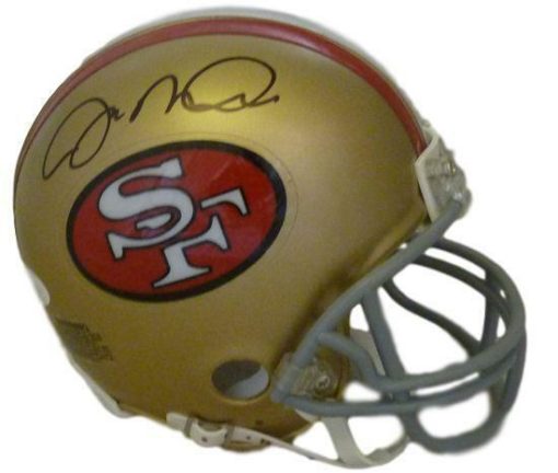 Joe Montana Autographed San Francisco 49ers Riddell Mini Helmet JSA 12464