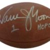 Warren Moon Autographed/Signed Houston Oilers Wilson Football HOF BAS 12473