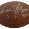 Warren Moon Autographed/Signed Houston Oilers Wilson Football HOF BAS 12473