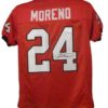 Knowshon Moreno Autographed/Signed Georgia Bulldogs Red XL Jersey 12487