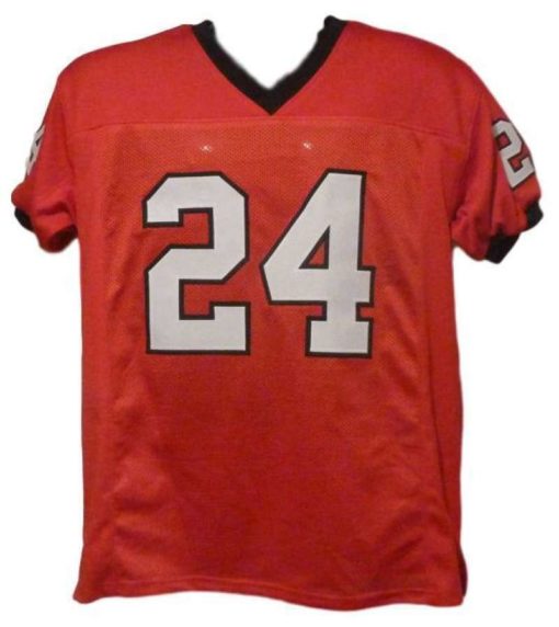 Knowshon Moreno Autographed/Signed Georgia Bulldogs Red XL Jersey 12487