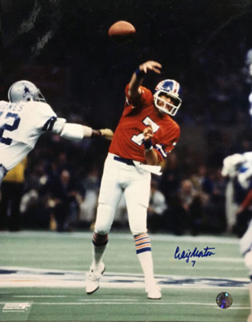 Craig Morton Autographed/Signed Denver Broncos 16x20 Photo Super Bowl XII 12499