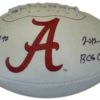 CJ Mosley Autographed Alabama Crimson Tide Logo Football BCS Champs JSA 12506