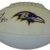 CJ Mosley Autographed/Signed Baltimore Ravens Logo Football JSA 12507