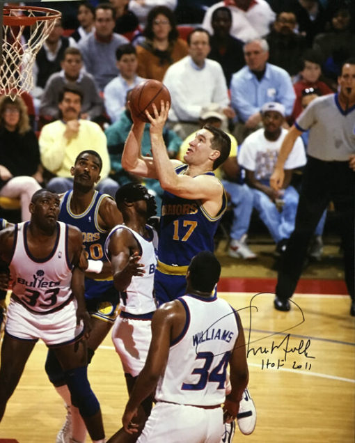 Chris Mullin Autographed/Signed Golden State Warriors 16x20 Photo HOF 12518