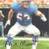 Mike Munchak Autographed Houston Oilers Goal Line Art Card Black HOF 12521
