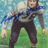 George Musso Autographed Chicago Bears Goal Line Art Card Blue N/O 12545