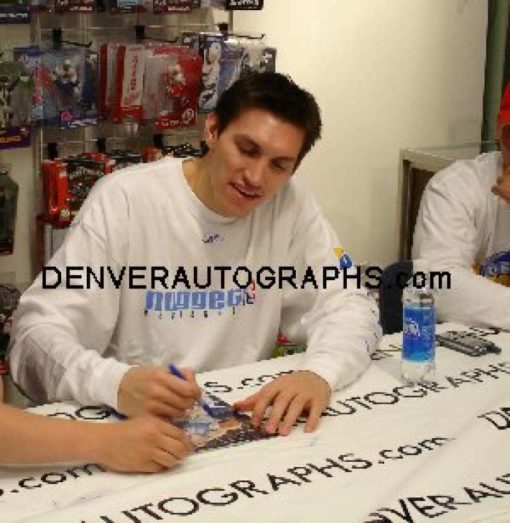 Eduardo Najera Autographed/Signed Denver Nuggets 8x10 Photo 12546 PF
