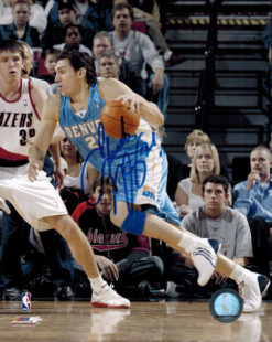 Eduardo Najera Autographed/Signed Denver Nuggets 8x10 Photo 12547