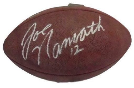 Joe Namath Autographed New York Jets Official Rozelle Football JSA 12549