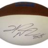 Hakeem Nicks Autographed/Signed New York Giants White Logo Football JSA 12577