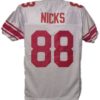 Hakeem Nicks Autographed/Signed New York Giants White XL Jersey 12581