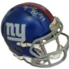 Hakeem Nicks Autographed New York Giants Riddell Speed Mini Helmet 12582