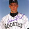 David Neid Autographed/Signed Colorado Rockies 8x10 Photo 12584 PF