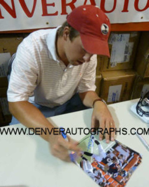 Kyle Orton Autographed/Signed Denver Broncos 8x10 Photo 12660