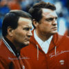 Tom Osborne & Barry Switzer Autographed/Signed 16x20 Photo JSA 12668