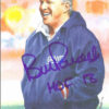 Bill Parcells Autographed New York Giants Goal Line Art Card Blue HOF 12693