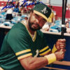Dave Parker Autographed/Signed Oakland Athletics 8x10 Photo 12701