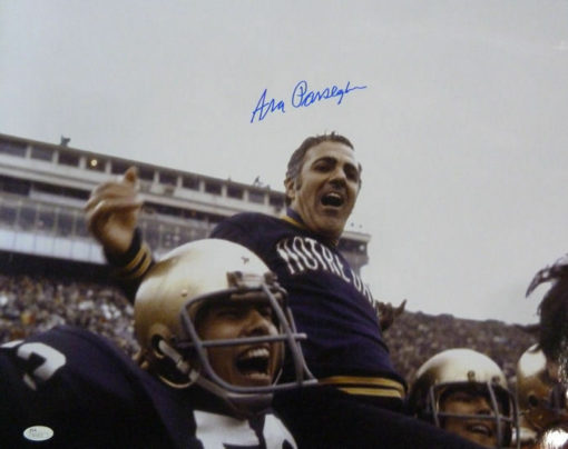 Ara Parseghian Autographed Notre Dame Fighting Irish 16x20 Photo JSA 12708