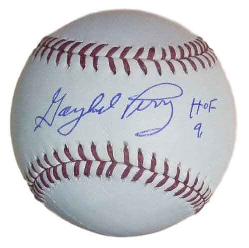 Gaylord Perry Autographed OML Baseball San Francisco Giants HOF 91 JSA 12729