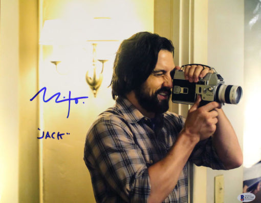 Milo Ventmiglia Autographed This is Us 11x14 Photo Jack Pearson BAS 12732