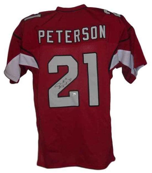 Patrick Peterson Autographed/Signed Arizona Cardinals Red XL Jersey 12733