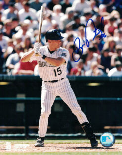 Ben Petrick Autographed/Signed Colorado Rockies 8x10 Photo 12736