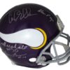 Purple People Eaters Autographed Minnesota Vikings Proline Helmet PPE JSA 12764